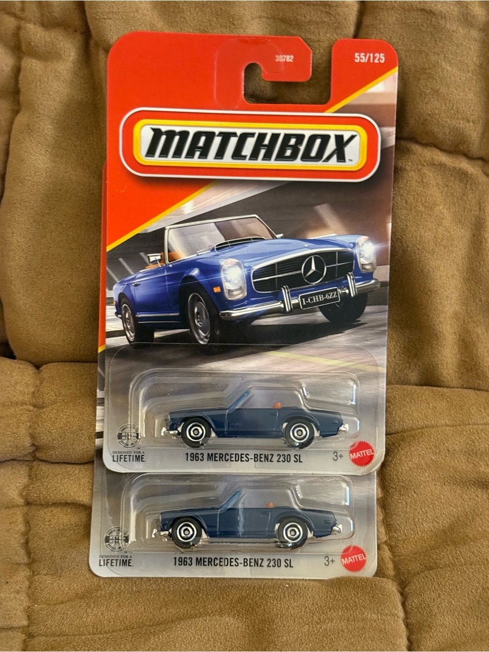 Matchbox 1963 Mercedes-Benz 230 SL Twin Pack - Blue